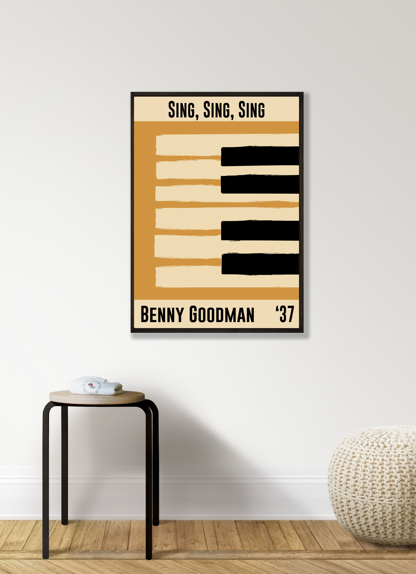 Jazz Piano Print - Benny Goodman
