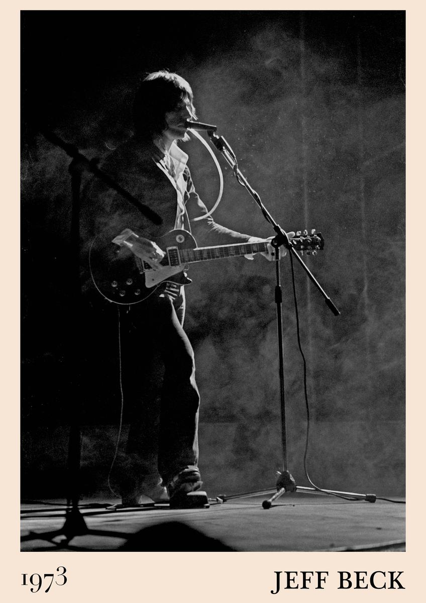 Jeff Beck Rock Concert Poster product image