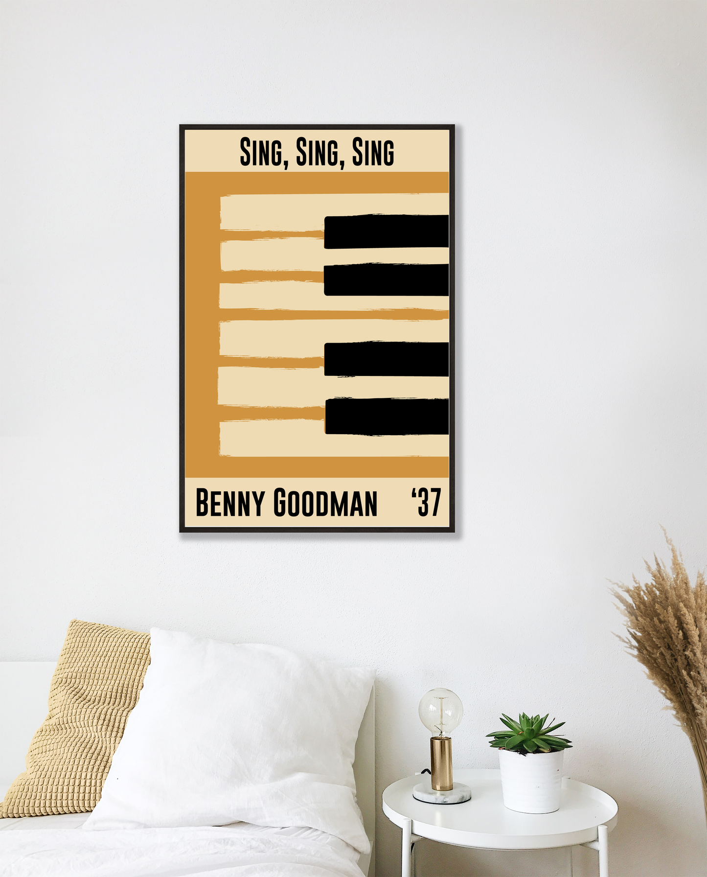 Jazz Piano Print - Benny Goodman