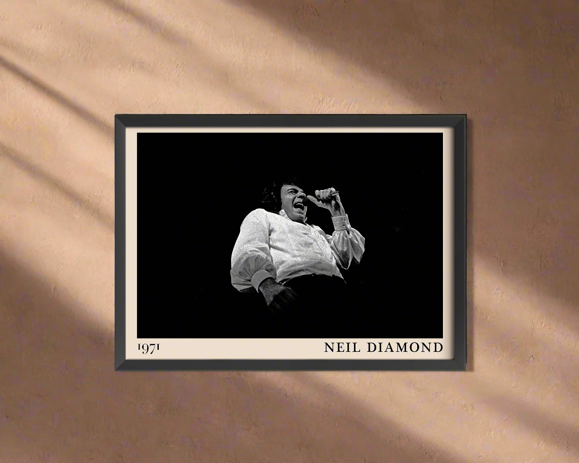 Neil Diamond Vintage Concert Poster