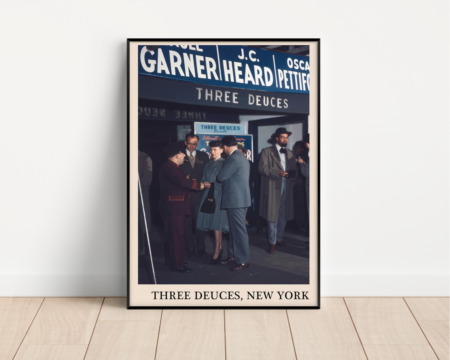 Three Deuces Jazz Club Poster