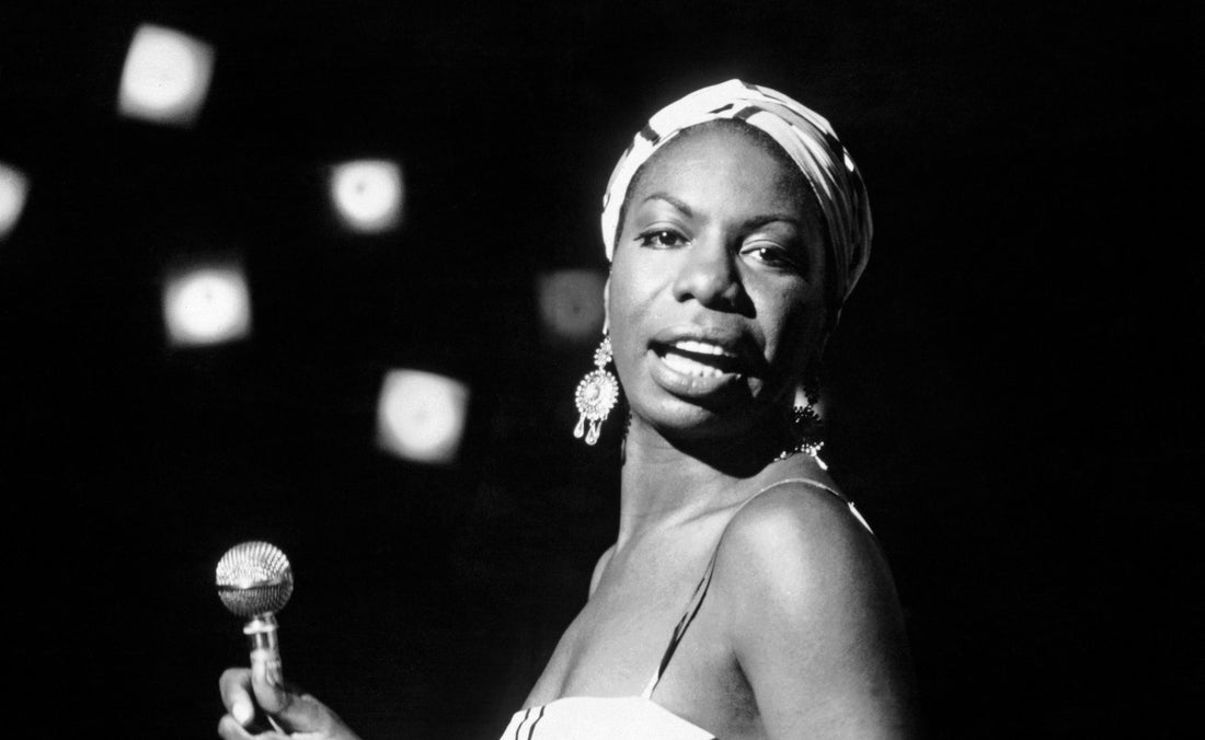 Nina Simone concert singer jazz artist poster top 5 albums