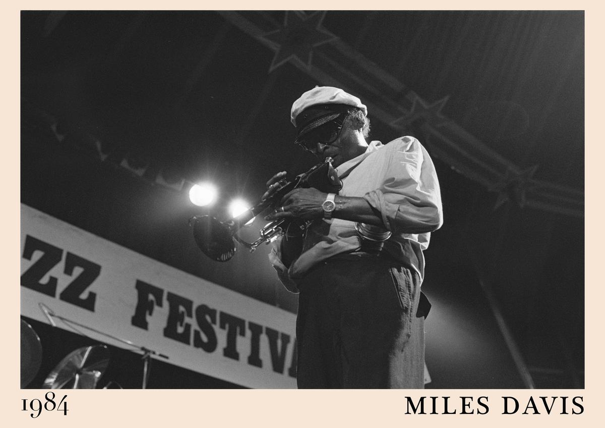 Miles Davis Vintage Jazz Poster product image