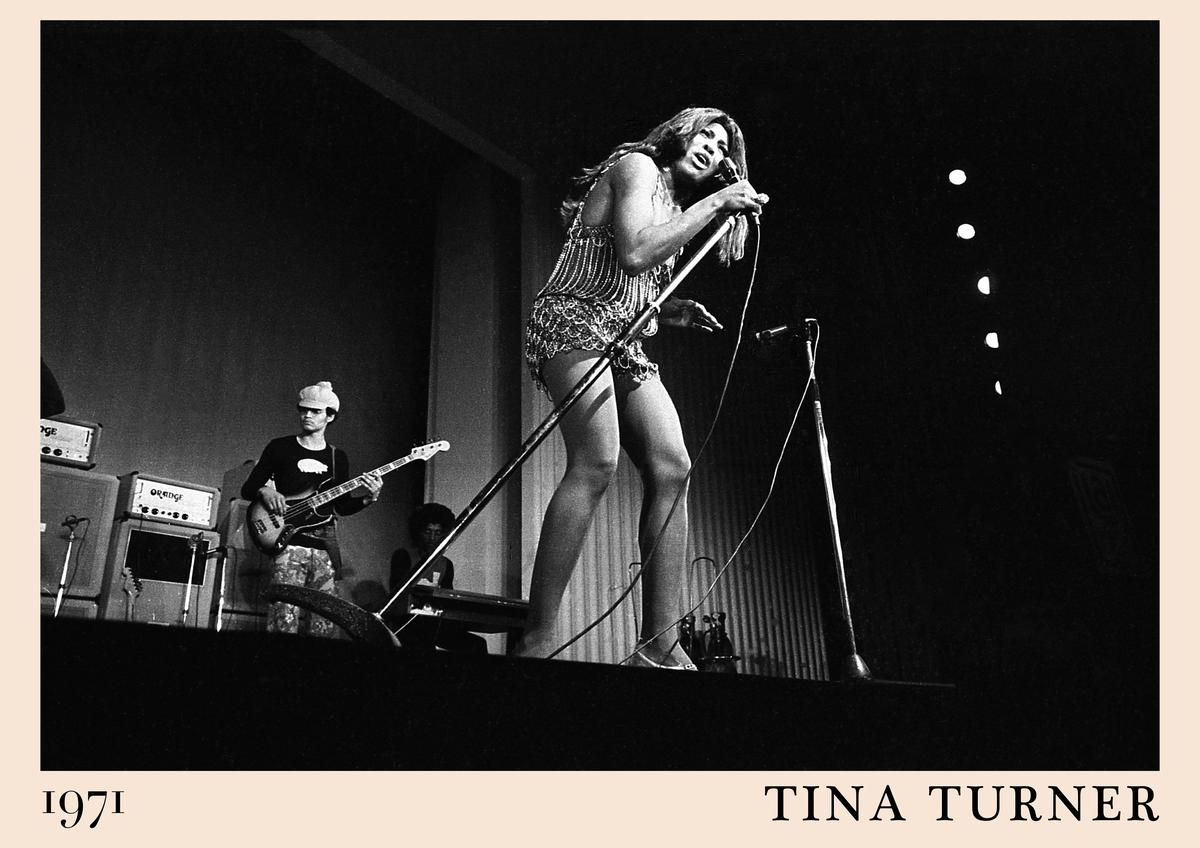 Tina Turner Retro Concert Poster product image
