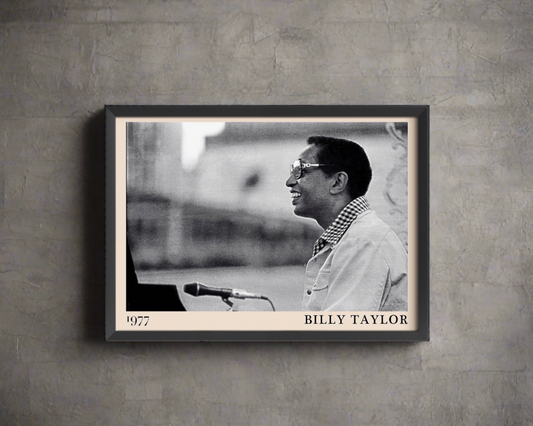Billy Taylor Jazz Poster