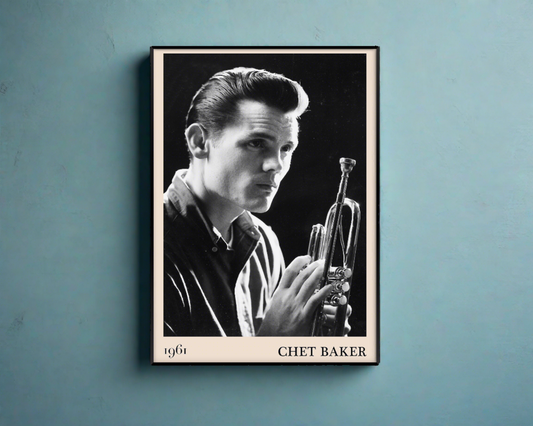 Chet Baker Jazz Poster