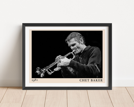 Chet Baker Jazz Poster