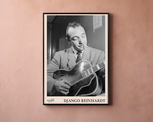 Django Reinhardt Jazz Poster
