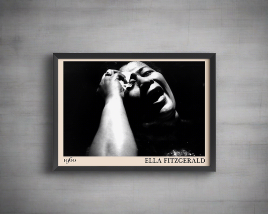 Ella Fitzgerald Jazz Poster