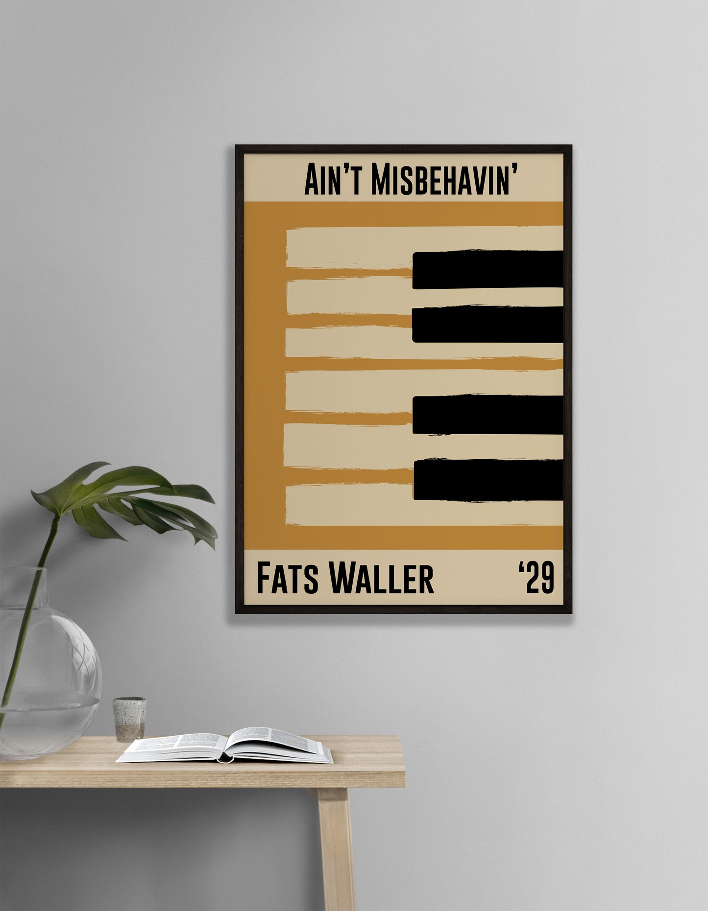 Jazz Piano Poster - Fats Waller