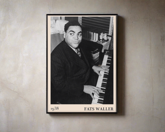 Fats Waller Jazz Poster