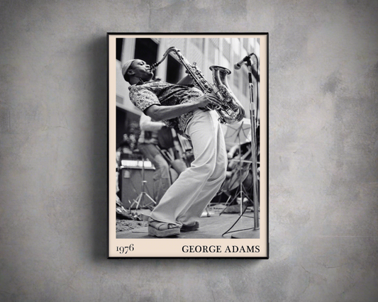 George Adams Jazz Poster
