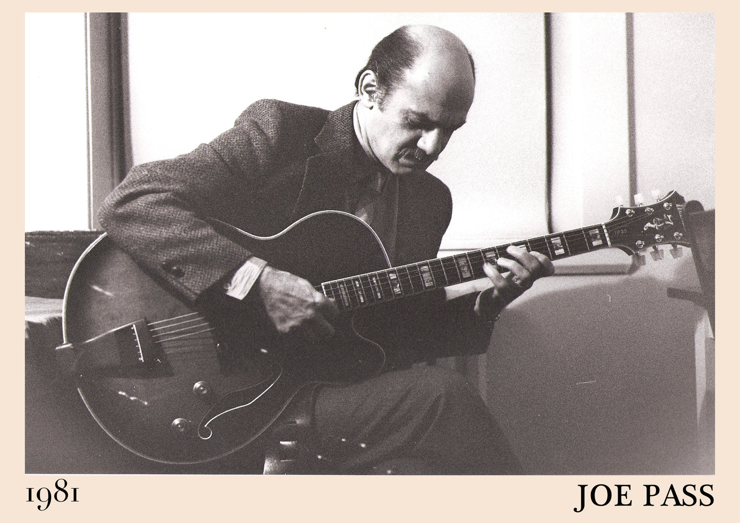 Poster of jazz guitarist Joe Pass