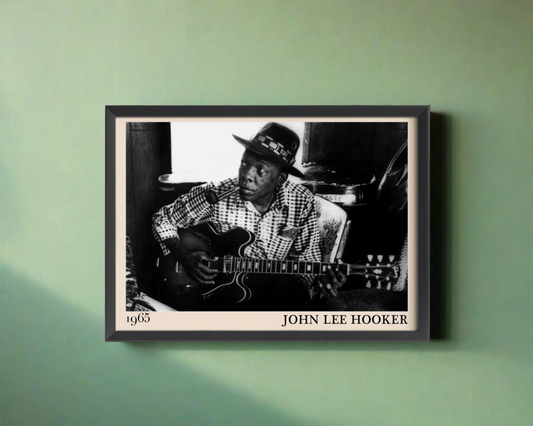 John Lee Hooker Blues Poster