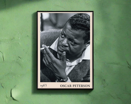 Oscar Peterson Jazz Poster