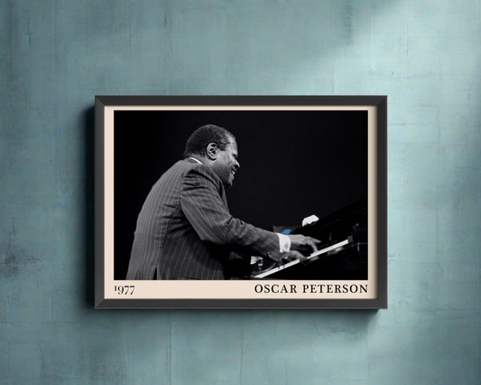 Oscar Peterson Landscape Jazz Poster