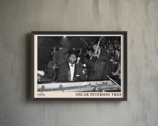 Oscar Peterson Trio Jazz Poster
