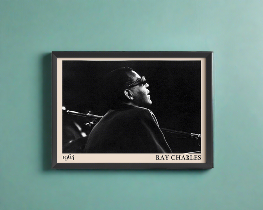 Ray Charles Blues Poster