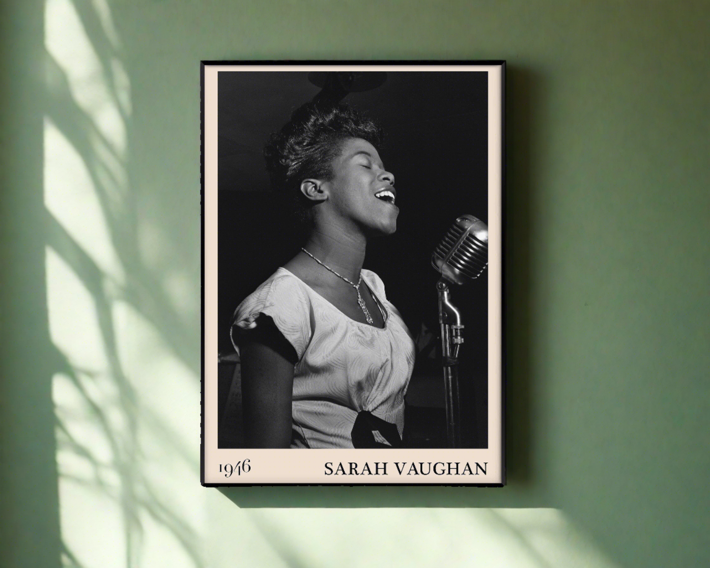 Sarah Vaughan Jazz Poster