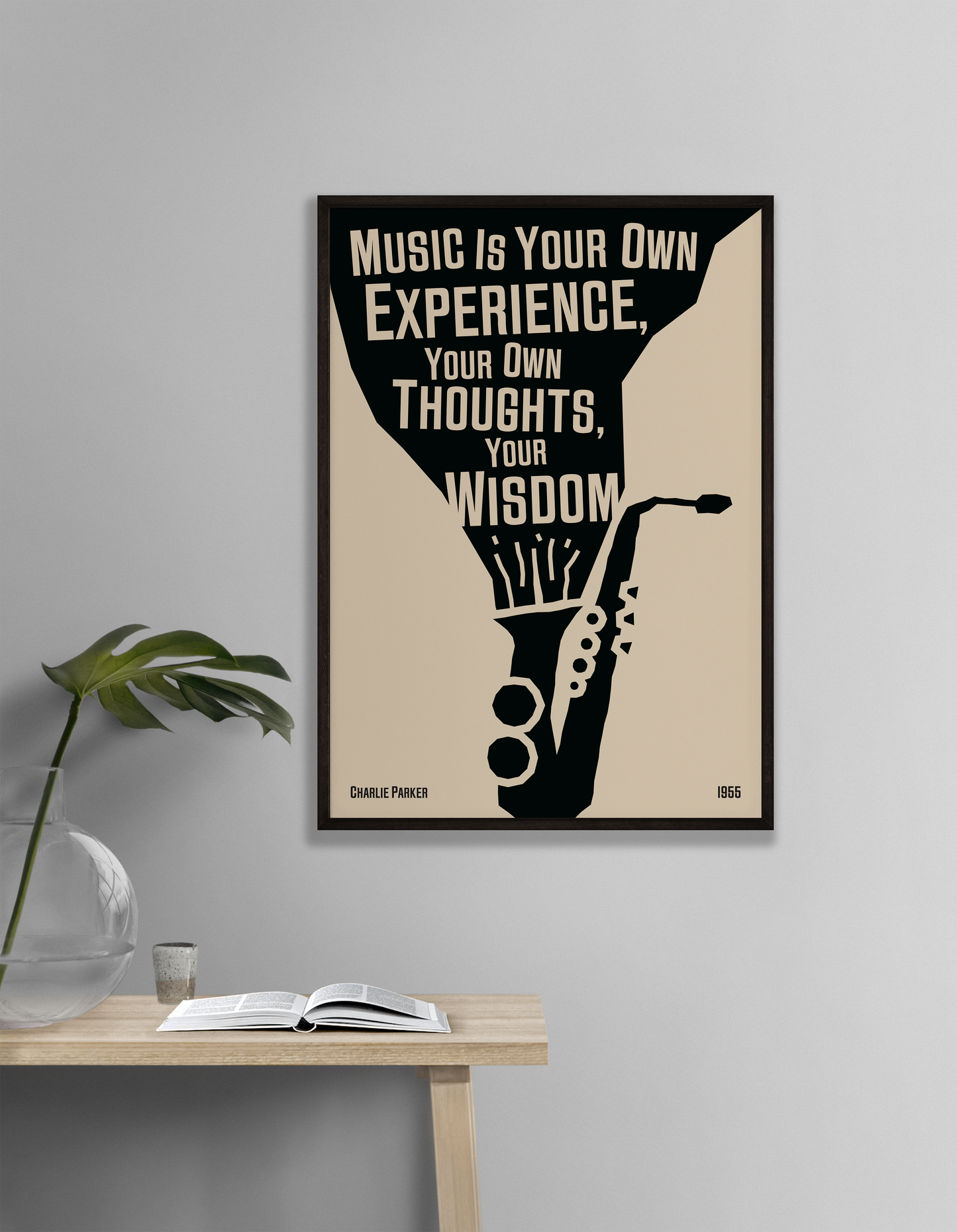 Jazz Instrumental Poster - Saxophone - Charlie Parker