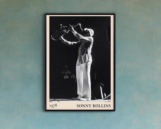 Sonny Rollins Jazz Poster