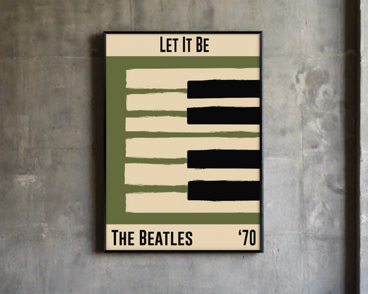 Jazz Piano Poster - The Beatles