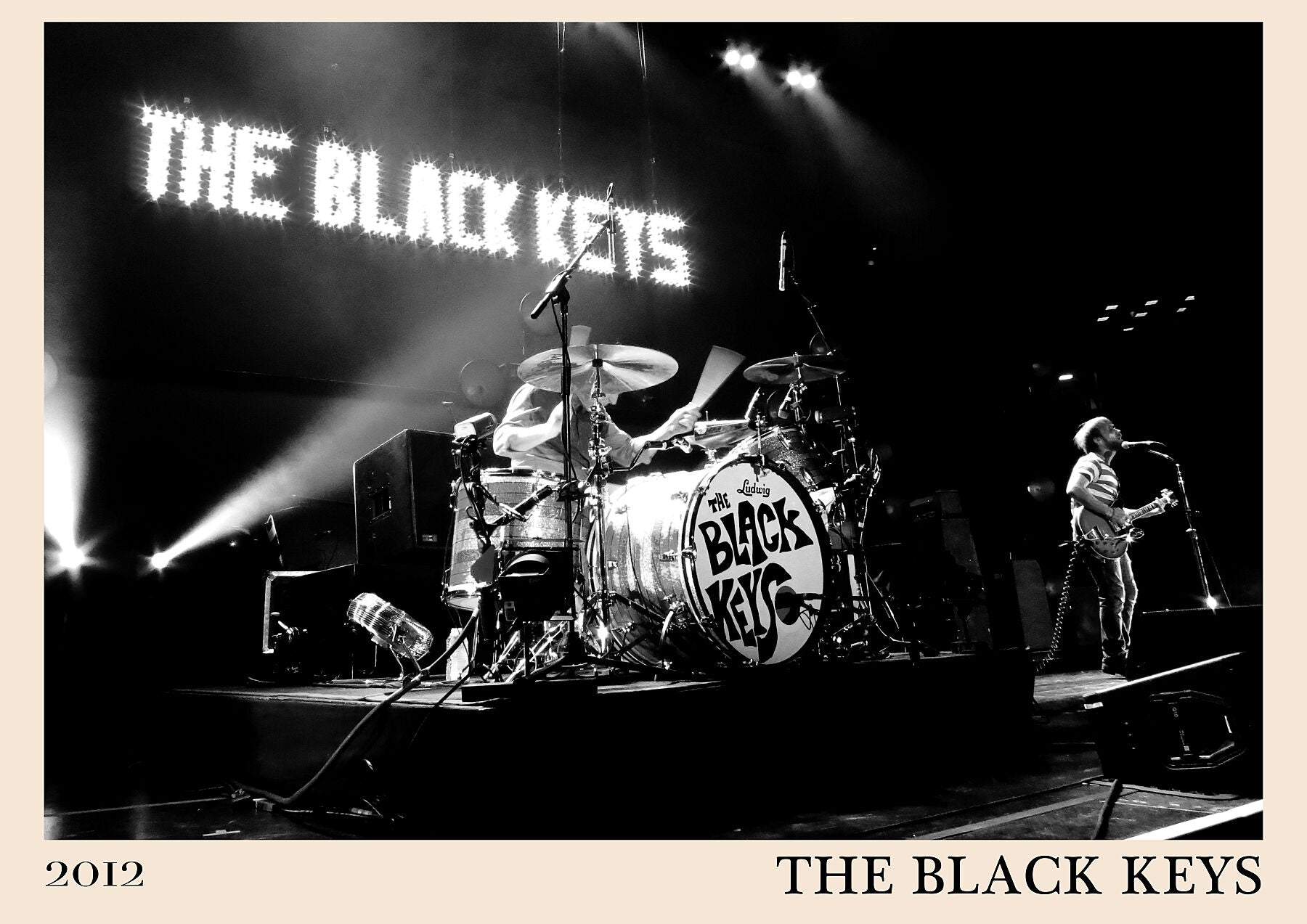 The Black Keys Blues Rock Poster