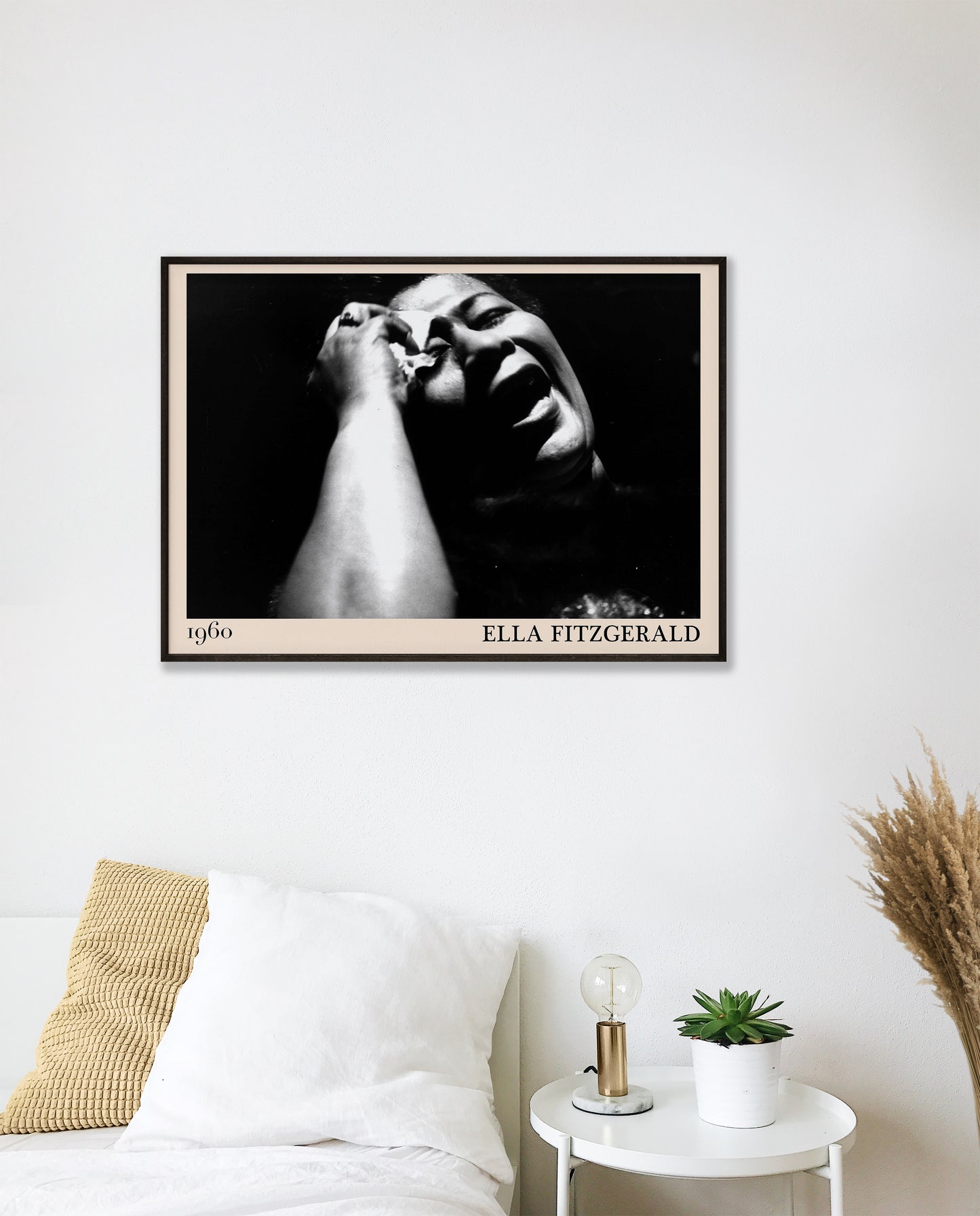 Cool framed bedroom A1 jazz poster of Ella Fitzgerald