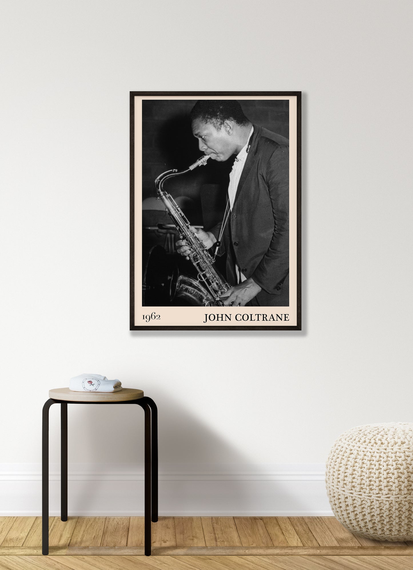 John Coltrane Retro Jazz Print