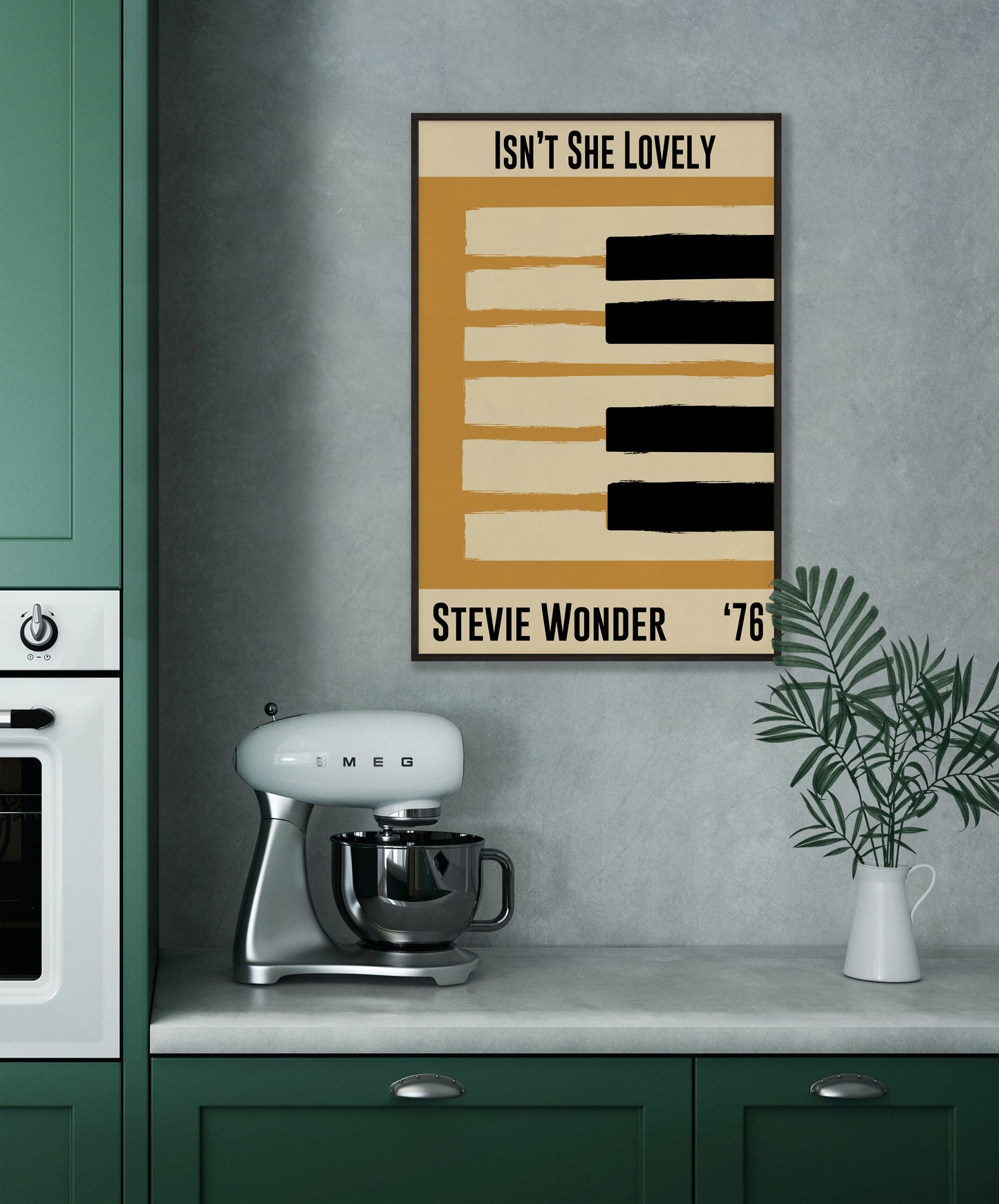 Jazz Piano Poster - Stevie Wonder