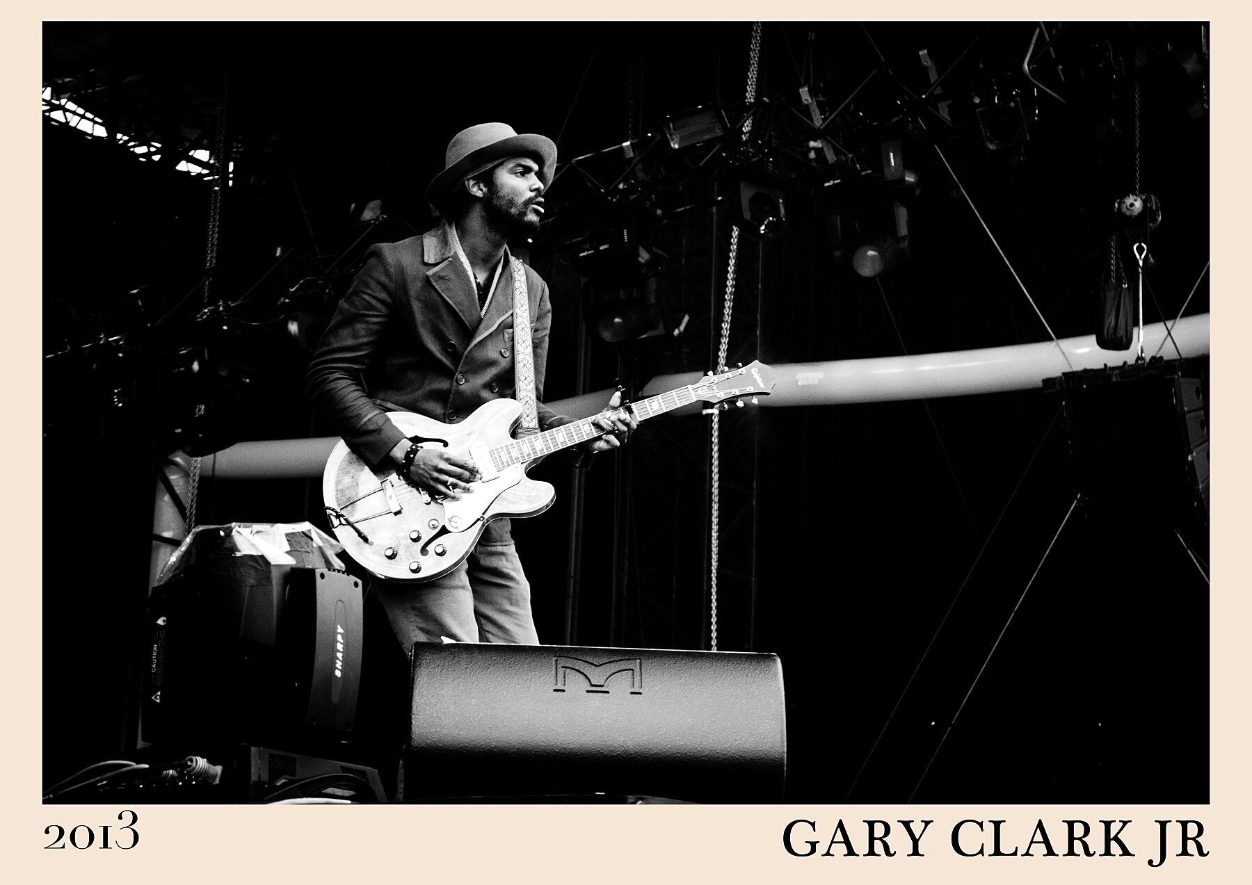 Gary Clark Jr Blues Guitar Poster