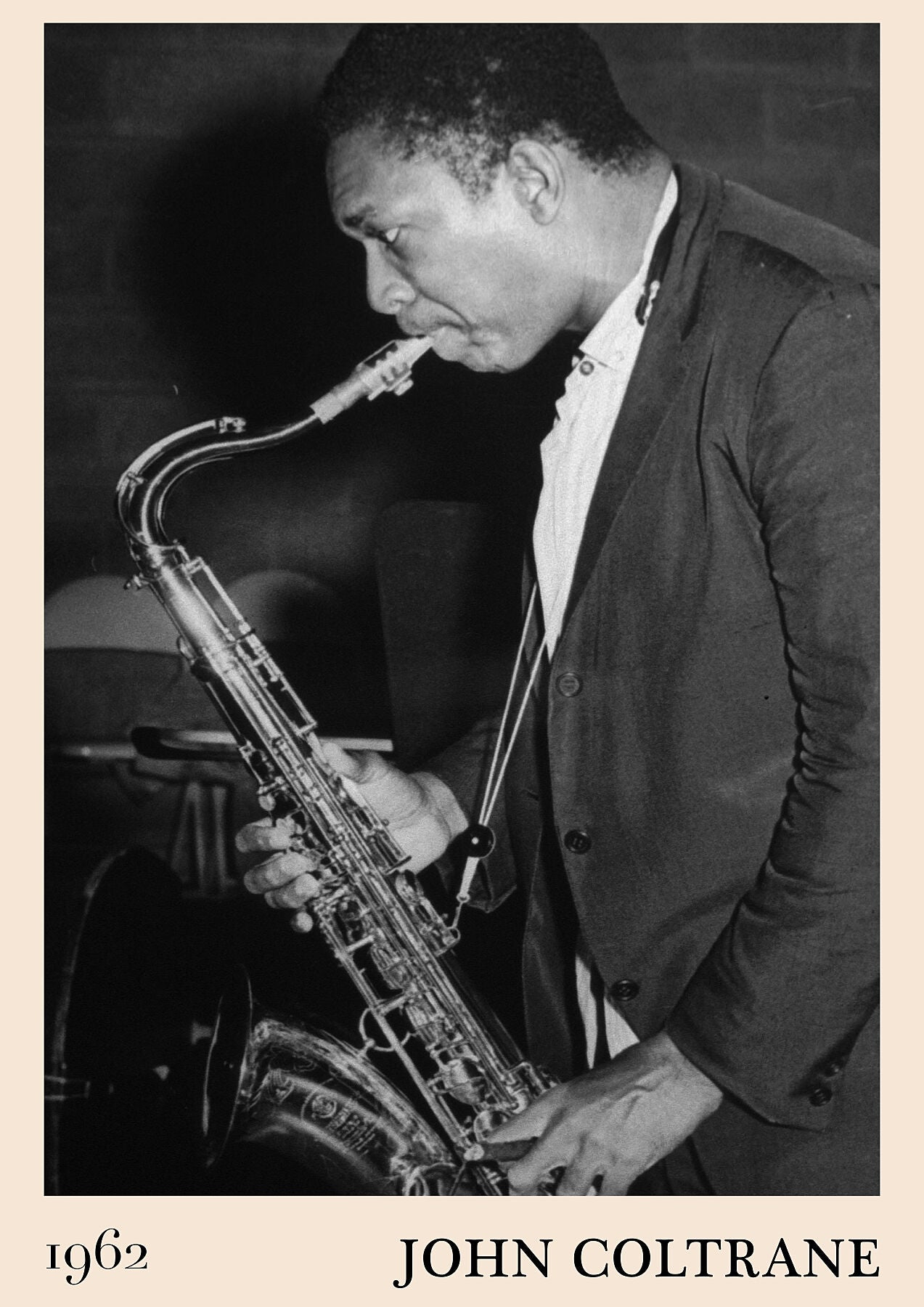 Cool John Coltrane Jazz  Poster